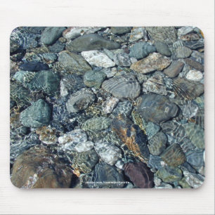 NZ LAKE WATERS & STONES Nature Mousepad
