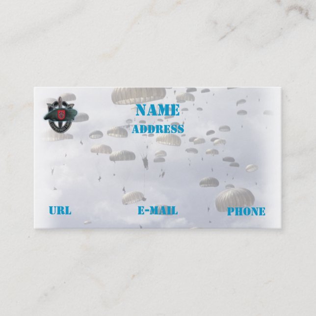 o 7o grupo das forças especiais controla o cartão (Frente)