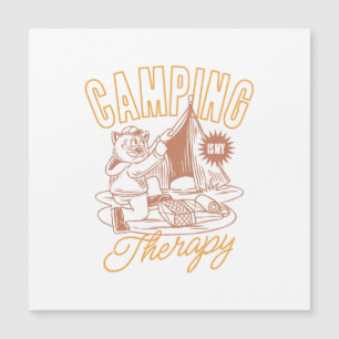 O Acampamento É O Meu Gato De Terapia-Vintagem