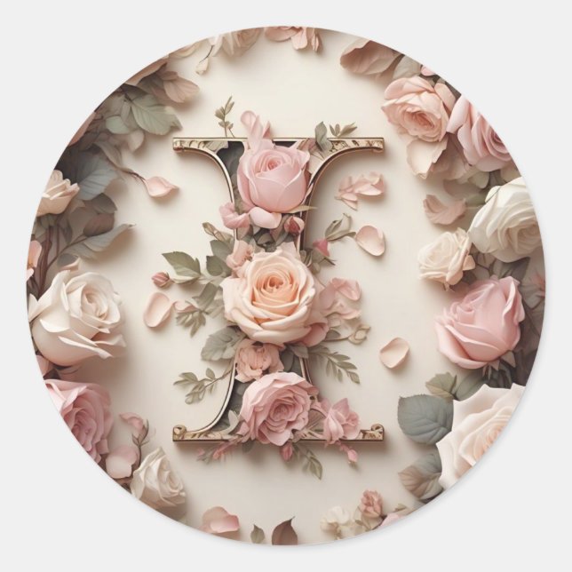 O adesivo da letra I (Frente)