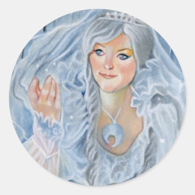 O adesivo da Rainha da Neve (Frente)