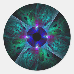 O adesivo de Abstrato de Arte Ocular