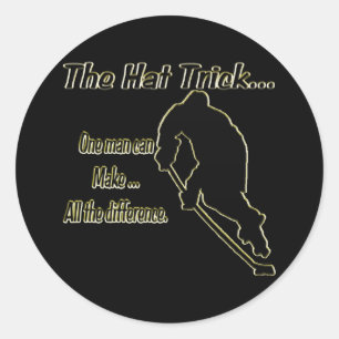 O adesivo de truque de chapéu