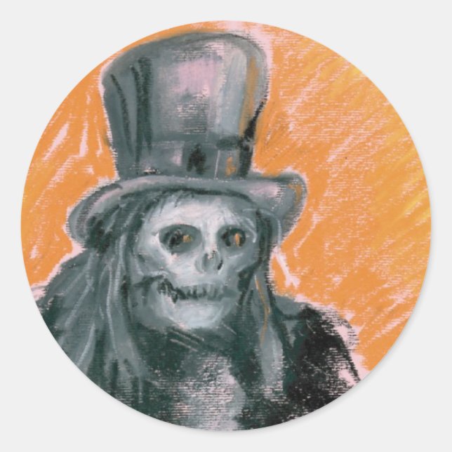 O adesivo do Barão Halloween (Frente)