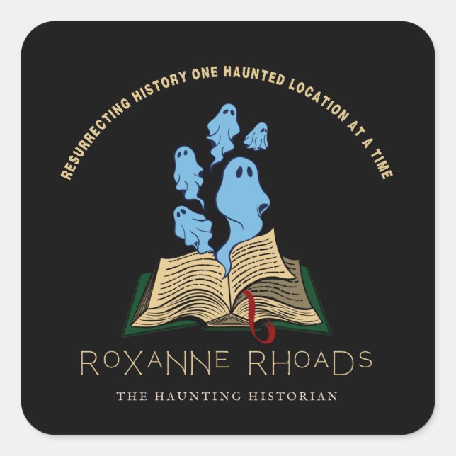 O adesivo do historiador assombrante (Frente)