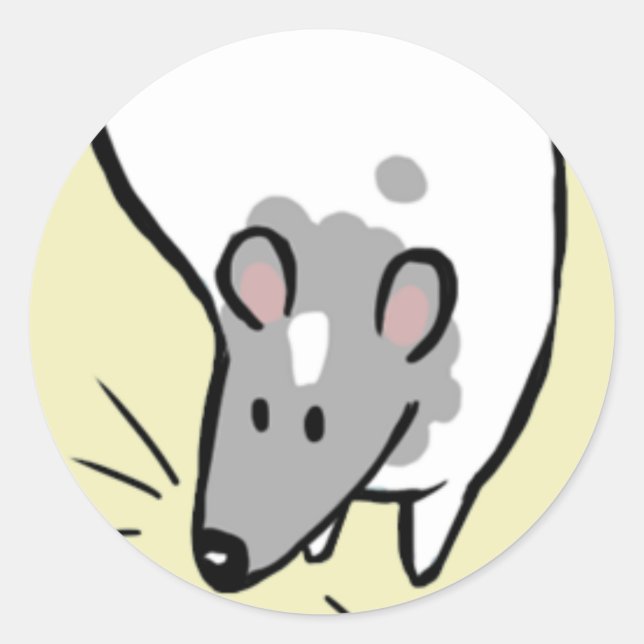 O adesivo do logotipo Pack Rat (Frente)