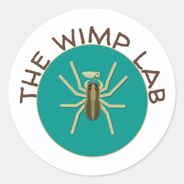 O adesivo do Wimp Lab (Frente)