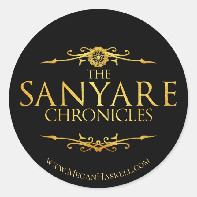 O adesivo oficial do Sanyare Chronicles (Frente)
