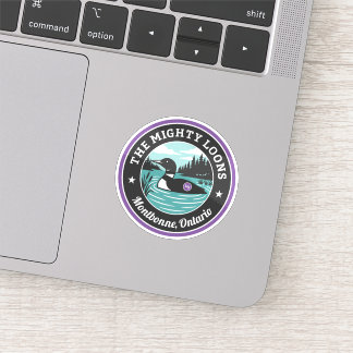 O Adesivo Roxo The Mighty Loons