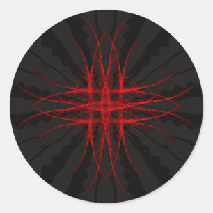 O Adesivo Vermelho ~ Fractal