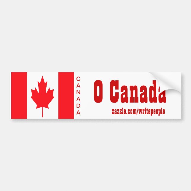 O adesivos para-choques do canadá (Frente)