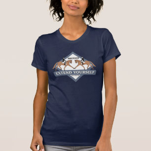 O adestramento estende-se camisa