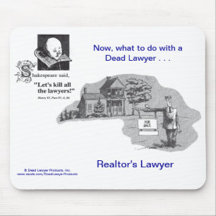 O advogado Mousepad do corretor de imóveis