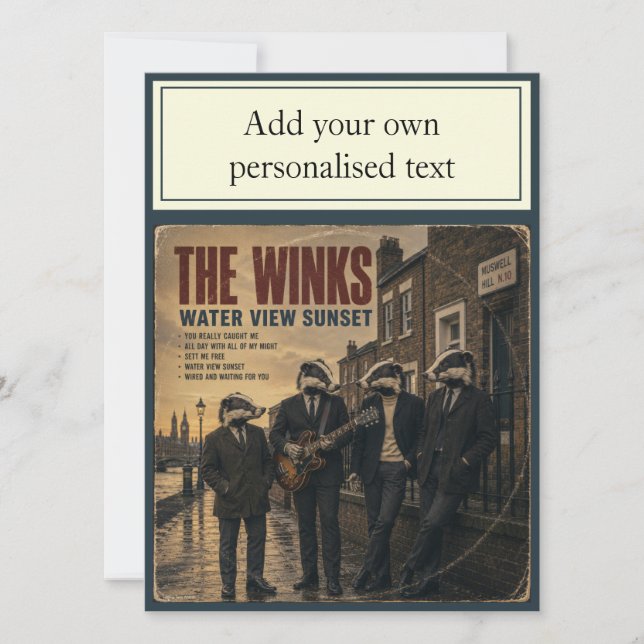 O Álbum Winks: uma paródia (Frente)