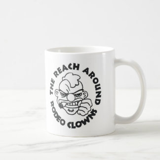 O alcance em torno do rodeio Clowns caneca