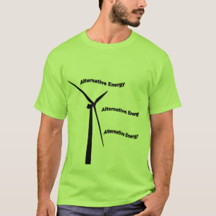 O alternativo Energia-vai t-shirt verde