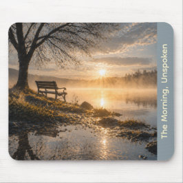 “O Amanhecer, Indizível” Mouse Pad Sereno Nascer d
