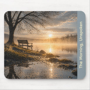 “O Amanhecer, Indizível” Mouse Pad Sereno Nascer d