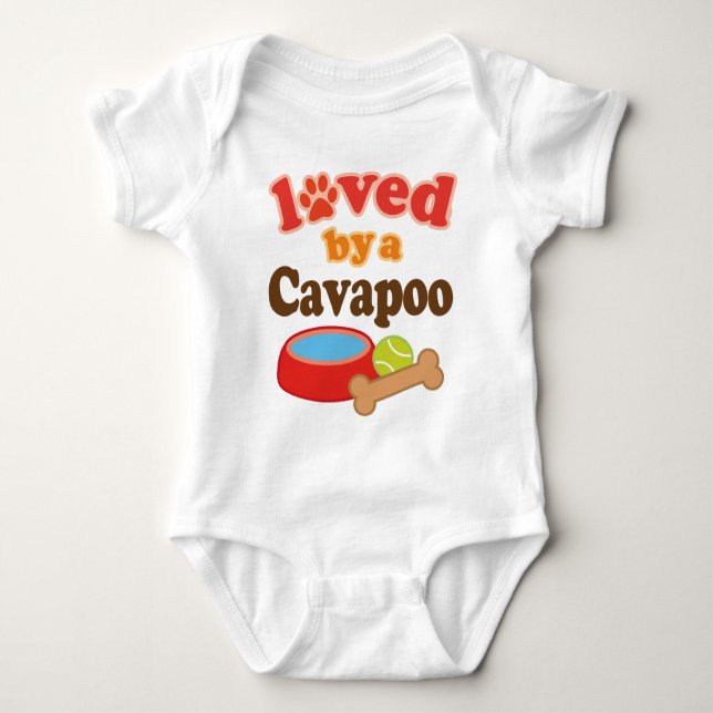 O amante do cão de Cavapoo caçoa o t-shirt (Frente)