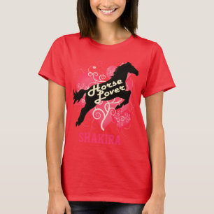 O amante do cavalo personalizou a camisa