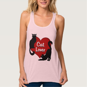 O amante do gato das camisas do gato das mulheres