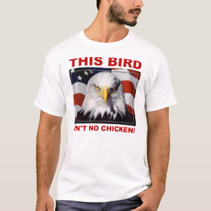 O americano Eagle não é nenhum t-shirt da galinh