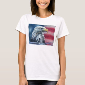 O americano Eagle Weeps para o t-shirt das