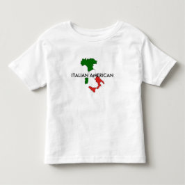 O americano italiano Italia caçoa o t-shirt