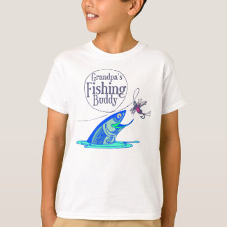 O amigo da pesca do vovô caçoa t-shirt