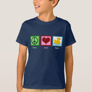 O amor da paz Ducks o t-shirt