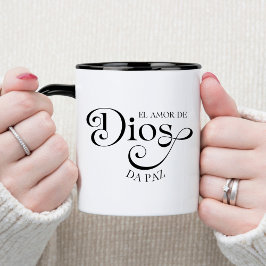 O Amor De Deus Caneca De Café Cristã Espanhola