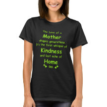 O Amor de uma Mãe | Camiseta com Citação de Coraçã