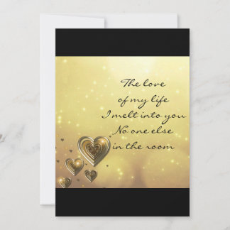 O Amor Do Meu Cartão De Saudação Da Vida