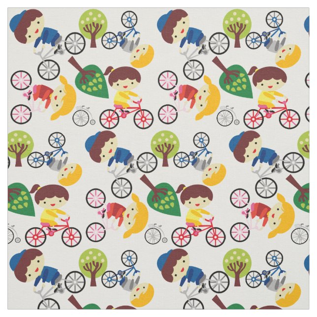 O amor dos miúdos Bicycles o tecido (Modelo)