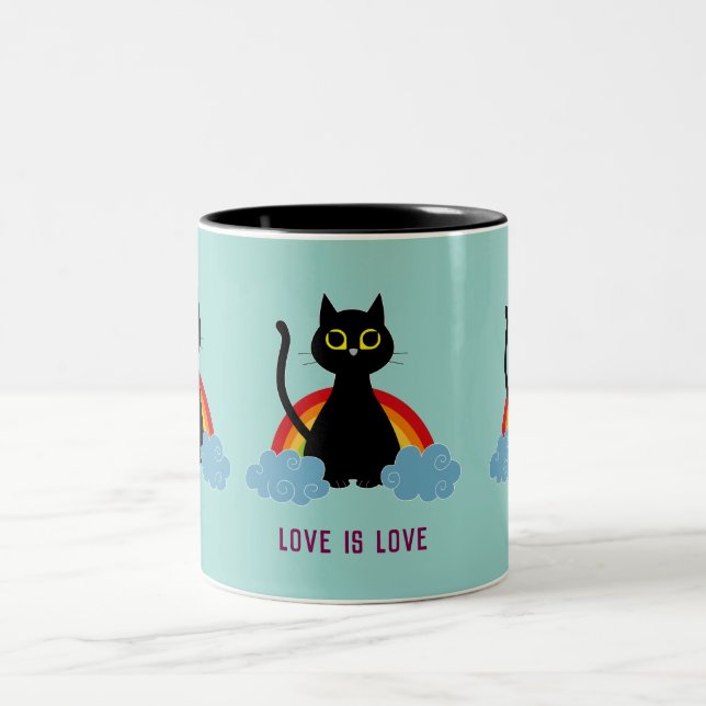 O AMOR é a caneca do orgulho do amor (Centro)