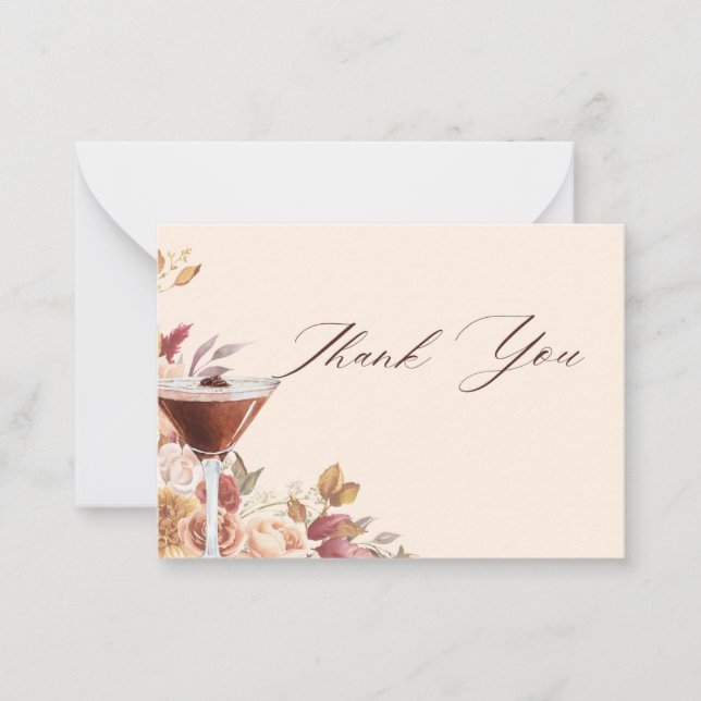 O amor é a criação de Cartões de agradecimentos (Frente)