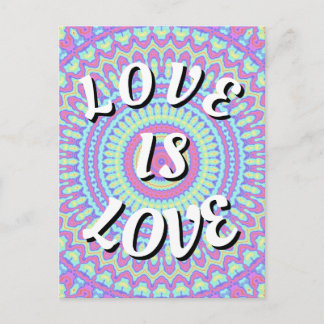O Amor é Amor Cartão Postal do Orgulho