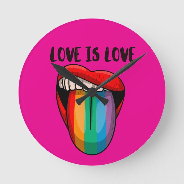 O Amor é Amor Relógio Redondo (Frente)