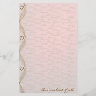 O amor é… artigos de papelaria