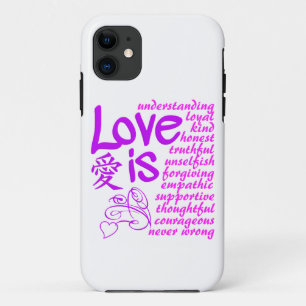 O Amor É ... capas de iphone, Personalizável