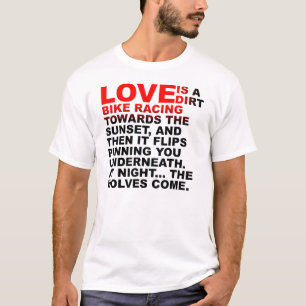 O Amor é Como uma Camisa de Motocross de Moto Dirt