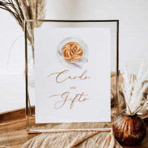 O amor é criar cartas e presentes poster