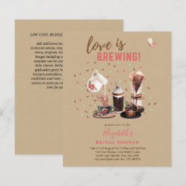 O Amor É Criar CHÁ DE PANELA Café Muffins INVIT