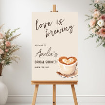 O amor é criar Chá de panela de café