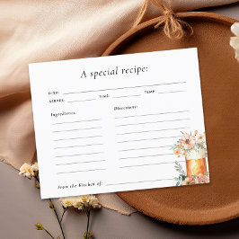 O amor é criar um cartão de recebimento de Chá de