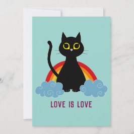 O AMOR É O cartão de saudação AMOR