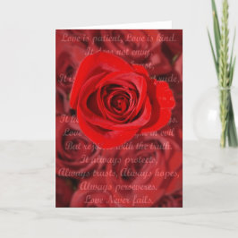 O amor é o cartão verso do paciente