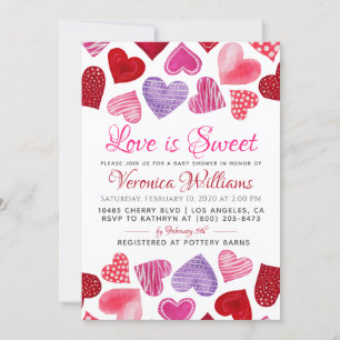 O amor é o convite ao Chá de fraldas do Sweet Na