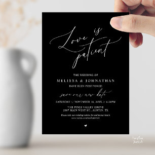 “O Amor é Paciente” Casamento Muda o anúncio da da