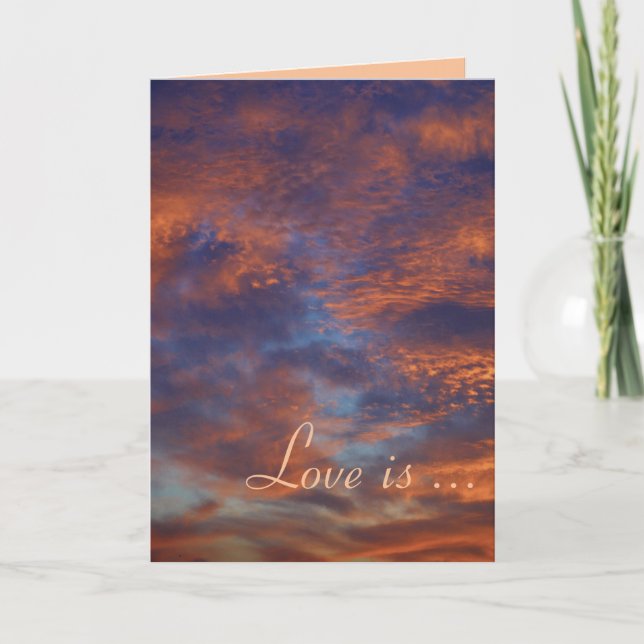 O amor é paciente, o amor é gentil - Cartão - Mode (Frente)